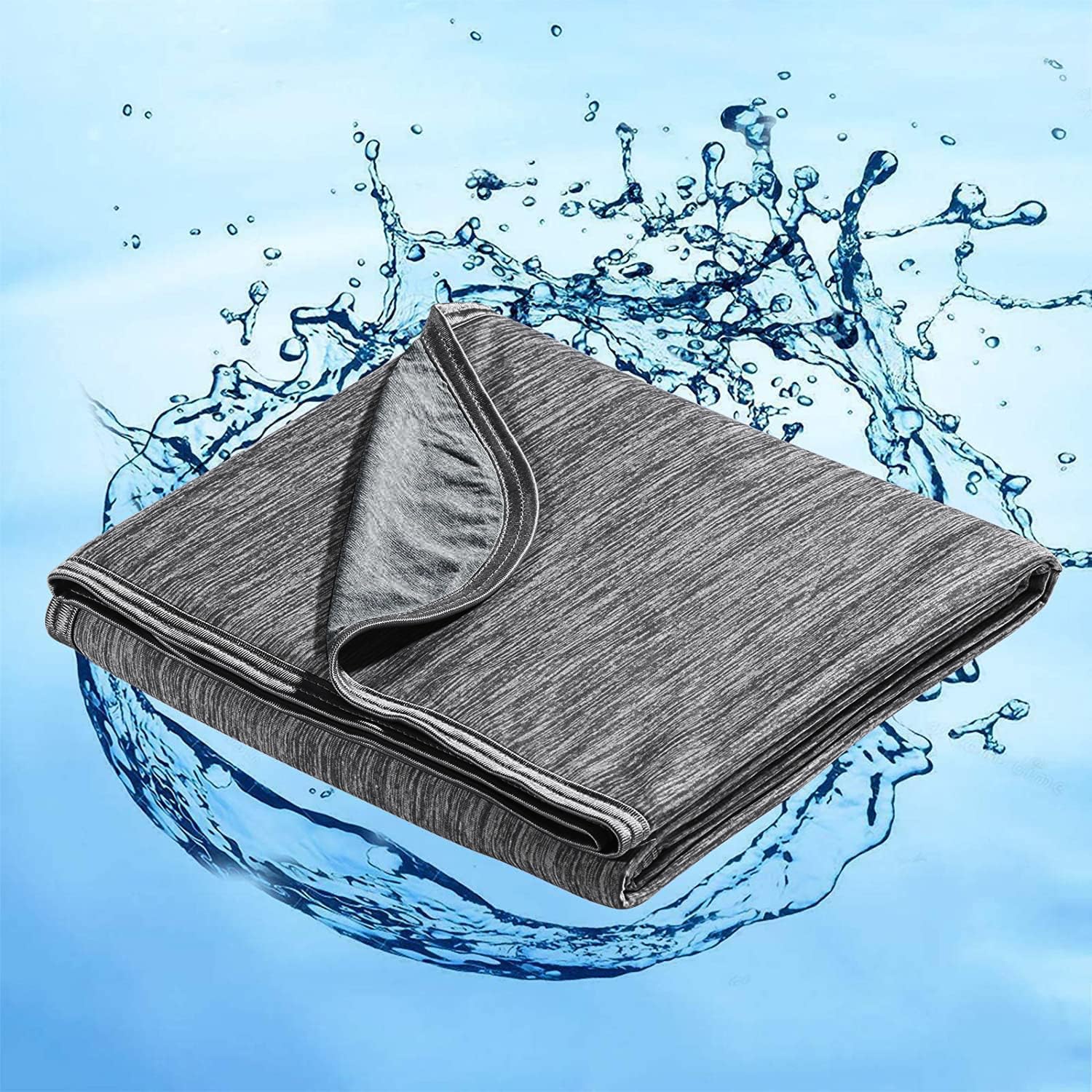 Marchpower Cooling Blanket For Hot Sleepers Queen Size, Arc-Chill Cooling Blanket With Double-Sided Design, Japanese Cooling Fib