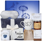 Condolences Gift Basket for Loss, Sympathy Gift Baskets, Bereavement Memorial Gifts for Funeral, Sorry for Your Loss of Mom Dad 