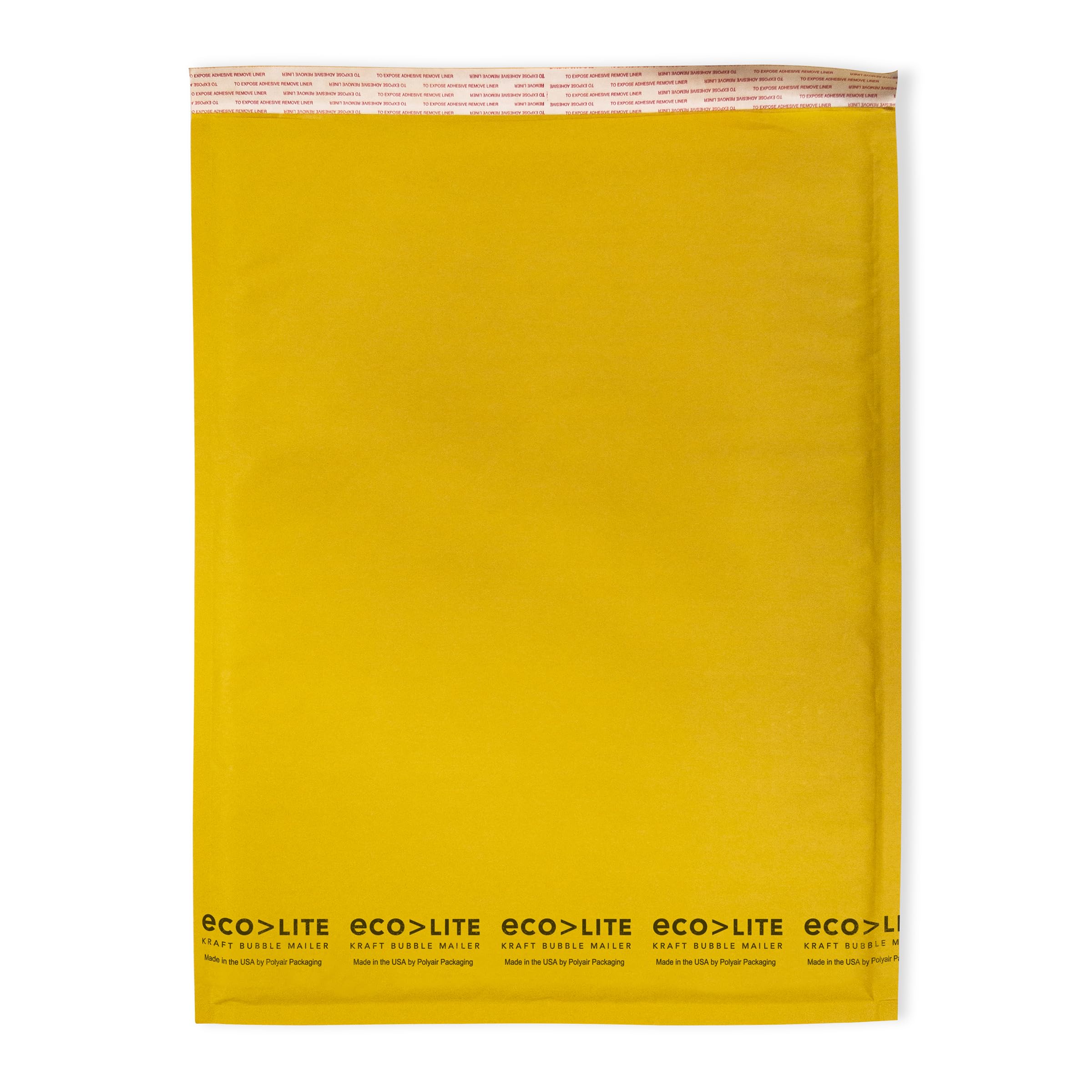 Ipg Eco-Lite #7 Elss7 Golden Kraft Self Seal Bubble Mailer, 14.25' X 20' (Case Of 50)