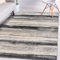 LUXE WEAVERS Tower Hill Abstract Gray 8x10 Area Rug
