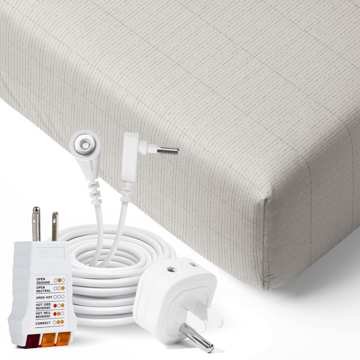 Groundluxe Organic Fitted Grounding Sheet For A King Size Bed