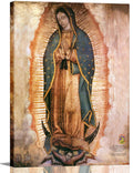 Mexico Our Lady of Guadalupe Portrait Canvas Wall Art Decor Religious Catholic Poster Prints Picture for Altar Living Room Bedro