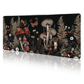 Limkrian Mushroom Mouse Pad Large Desk Mat, Extra Large Gaming Computer Mousepad With Stitched Edges Non-Slip, Keyboard Mouse Pa