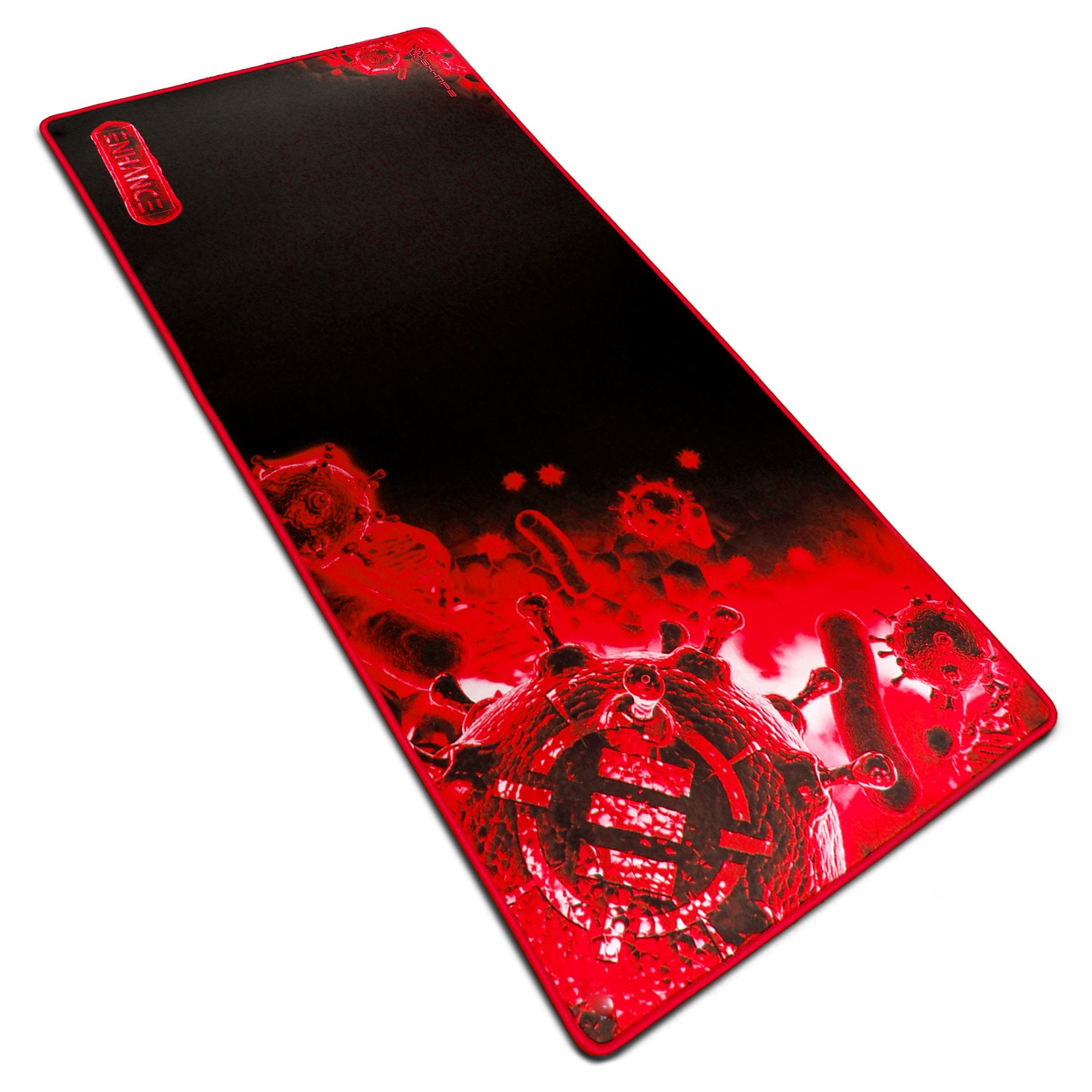 Enhance Extended Large Gaming Mouse Pad - Xl Mouse Mat (31.5' X 13.75') Anti-Fray Stitching For Professional Esports With Low-