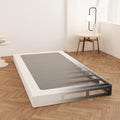 Maenizi Box Spring Twin 4 Inch Low Profile, Heavy Duty Metal Box Spring Bed Base With Fabric Cover, Mattress Foundation, Easy Assembly, Noise Free, Black