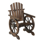 American Furniture Classics Outdoor Leisure Single SEAT Chair, Dark Mocha