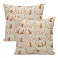 Yxuiyal Fall Throw Pillow Covers 24 x 24 Set of 2 Burnt Orange Pumpkin Autumn Pillow Covers Harvest Thanksgiving Decoration Pill