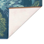 Liora Manne Esencia Machine Washable Non-Slip Low Profile Indoor/Outdoor Mat-Transitional, Abstract, Ocean, Contemporary, Coral Garden Lapis 2'5' X 3'11'