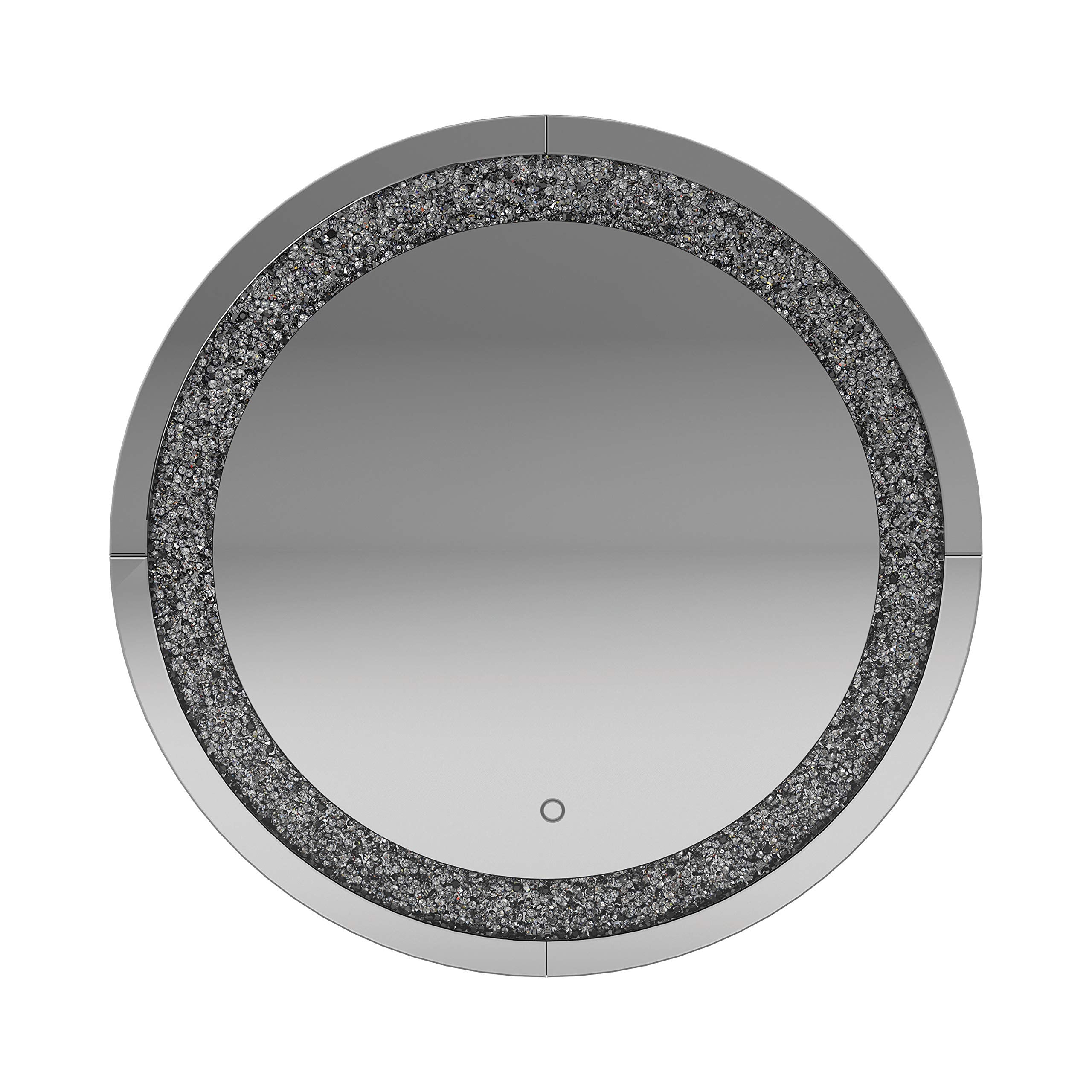 Coaster Home Furnishings Round Wall Mirror Silver