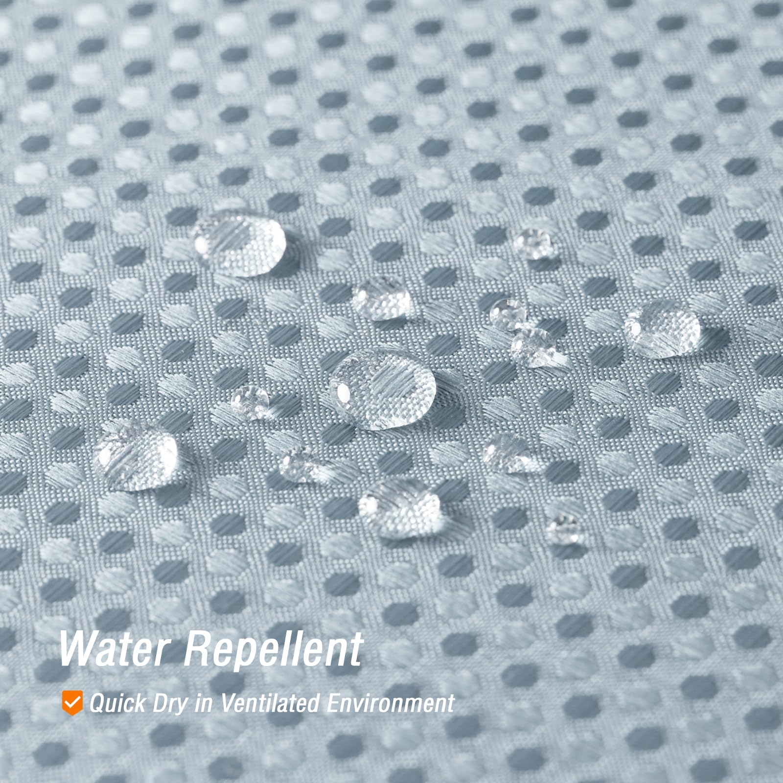 Gibelle Long Shower Curtain 72 X 78, Tall Waffle Weave Textured Fabric Shower Curtain For Bathroom, Water Repellent, Machine Was