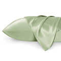 Bedsure Satin Pillowcase For Hair And Skin Queen - Sage Green Silky Pillowcase 20X30 Inches - Satin Pillow Cases Set Of 2 With E