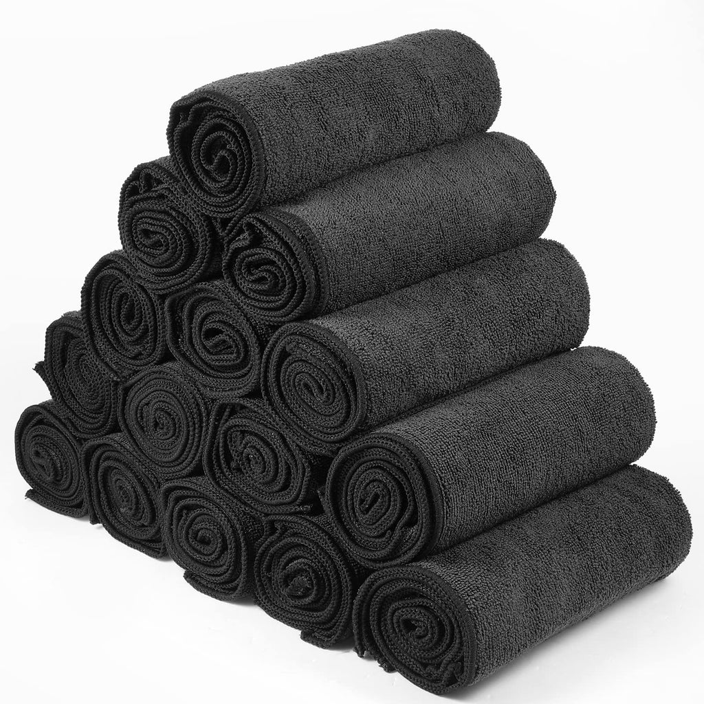40 Pack Bleach Proof Towels Microfiber Absorbent Salon Towels Bleach Resistant Hair Towel Quick Dry Hand Towels Bulk 16 X 29 Inc