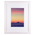 Craig Frames Wiltshire 236, Simple White Hardwood Picture Frame with Single White Mat - Displays a 18 x 24 Inch Print with the M
