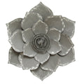 Stratton Home Decor S07656 Lotus Wall Decor, 19.69 W X 2.56 D X 19.69 H, Grey