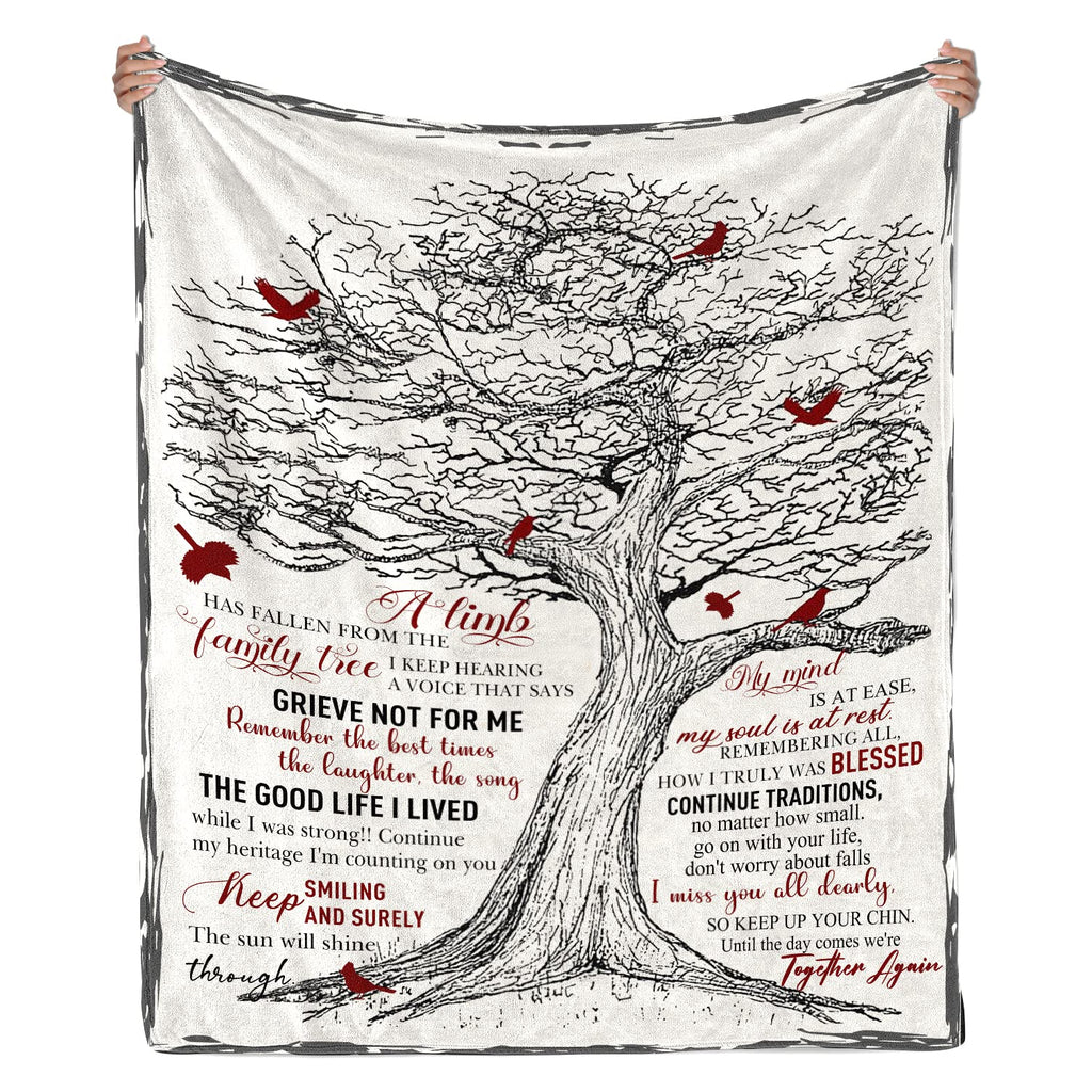 Bereavement Gifts Sympathy Gift Memorial Gifts - In Memory Of Loved One Gifts, Condolences Gift, In Loving Memory Blankets, Memo