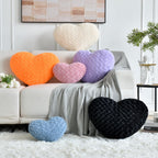 Heart Pillow, Soft Heart Shaped Pillow With Room Decorative Throw Pillows For Bed Couch Chair Sofa, Heart Shaped Cute Throw Pill