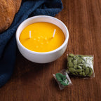 Pumpkin Soup Bowl Scented Soy Candle For Autumn Thanksgiving Day Halloween