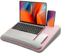 Huanuo Lap Laptop Desk - Portable Lap Desk With Cushion, Fits Up To 15.6 Inch Laptop, With Anti-Slip Strip & Storage Function Fo