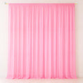 1Iam Baby Pink Decoration Net Combo Pack Of 5 | 2Pcs 8X5Ft Stitched Baby Pink Net, 2Pcs Hooks & 1Pc Ribbon For Home Decor, Birth