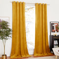 Nicetown Velvet Curtains 108 Inches Long, Bedroom Velvet Blackout Drapes, Extra Long Luxury Curtains Home Decoration Thick Drape