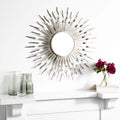 Safavieh Home Naya Gunmetal Sunburst 36-inch Decorative Accent Mirror