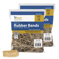 Upgrade Office Supply Rubber Bands, Size #64 (3-1/2    X 1/4   ), 2-Pack, 1 Lb Bags, 640 Count, Made In Usa