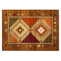 Phoenix Ph2 Brown Southwestern Rug Rectangle 3' X 5'