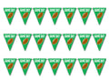 Beistle , 3 Piece Game Day Football Pennant Banners, 11 x 12