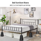 Lufia Bed Furniture Risers Heavy Duty, Elevation In Heights 8, 5 Or 3 Inch, Adjustable Furniture Risers For Sofa, Table, Couch,