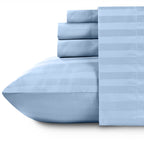 Luxury Split King Sheets Set For Adjustable Bed, 100% Cotton 500 Thread Count, Snug Fit, 5Pc Set With 2 Twin-Xl Fitted Sheets, H