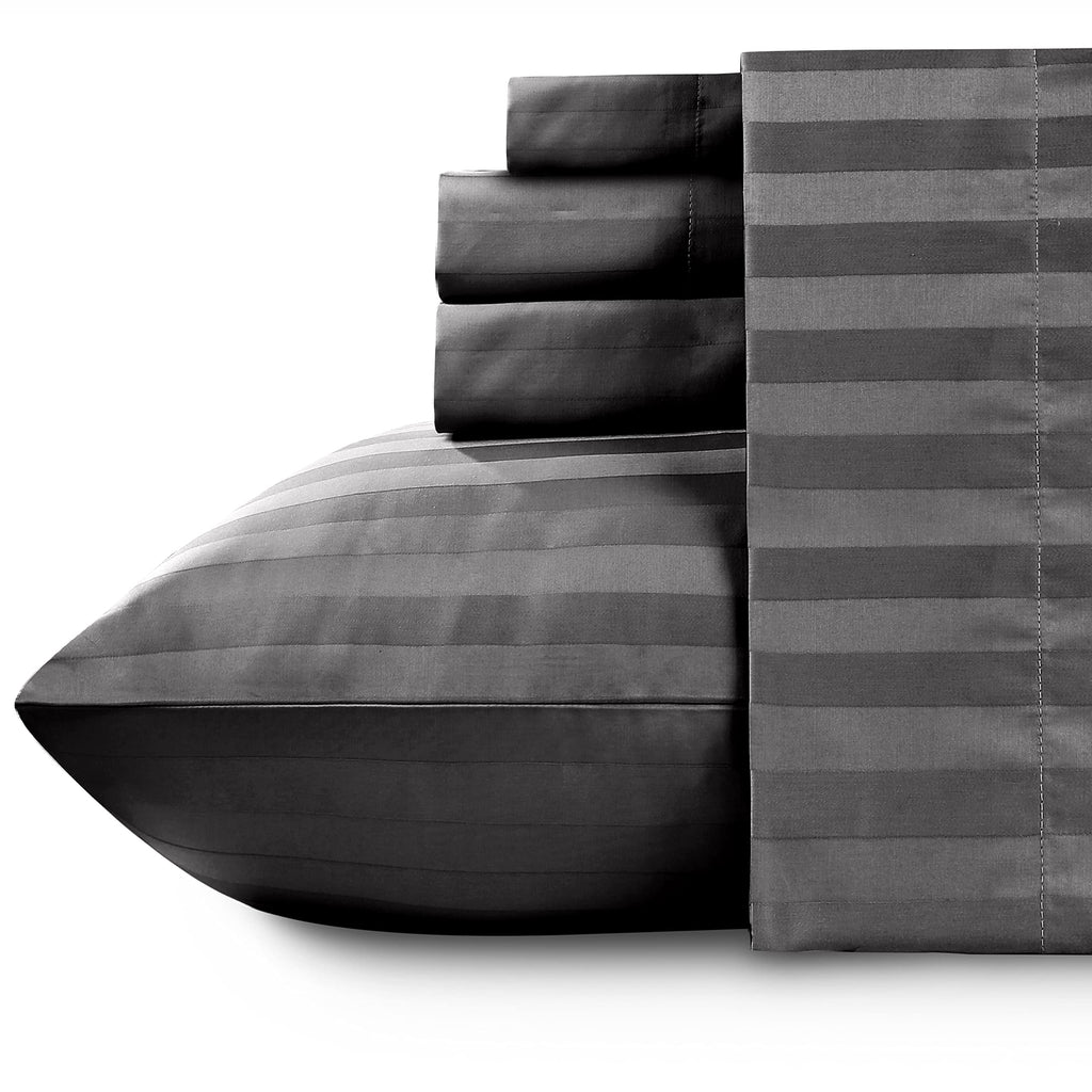 Luxury Split King Size Sheets For Adjustable Bed, 100% Cotton 500 Thread Count, Snug Fit, 5Pc Set With 2 Twin-Xl Fitted Sheets,