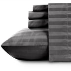 Luxury Split King Size Sheets For Adjustable Bed, 100% Cotton 500 Thread Count, Snug Fit, 5Pc Set With 2 Twin-Xl Fitted Sheets,