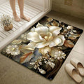 Jainco Decor Water Absorbent Bath Mat for Bathroom | Anti Skid Rubber Soak Mat | Anti Slip Water Soaking Rectangular Floor Mat |