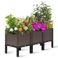 Nacreen 47X15X19In Raised Garden Bed With Legs Planters For Large Planters Outdoor Plants Elevated Plastic Garden Planter Boxes