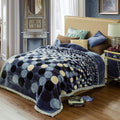 Lgykumeg Heavy Korean Mink Blanket 79'X91',Fleece Plush Blanket,Soft,Warm,2 Ply Thick Raschel Printed Blanket For Autumn,Winte
