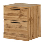 South Shore Furniture Step One Essential 2-Drawer Nightstand, Nordik Oak