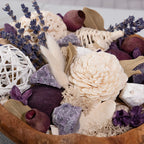 Andaluca Maison Box Fragrance Potpourri Decorative Vase & Bowl Filler Home D  Cor (Lavender Quartz)