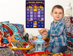 Flyab Ramadan Advent Calendar 2024 Ramadan Calendar Eid Ramadan Mubarak Countdown Calendar 30 Days Window Page Eid Ramadan Calen