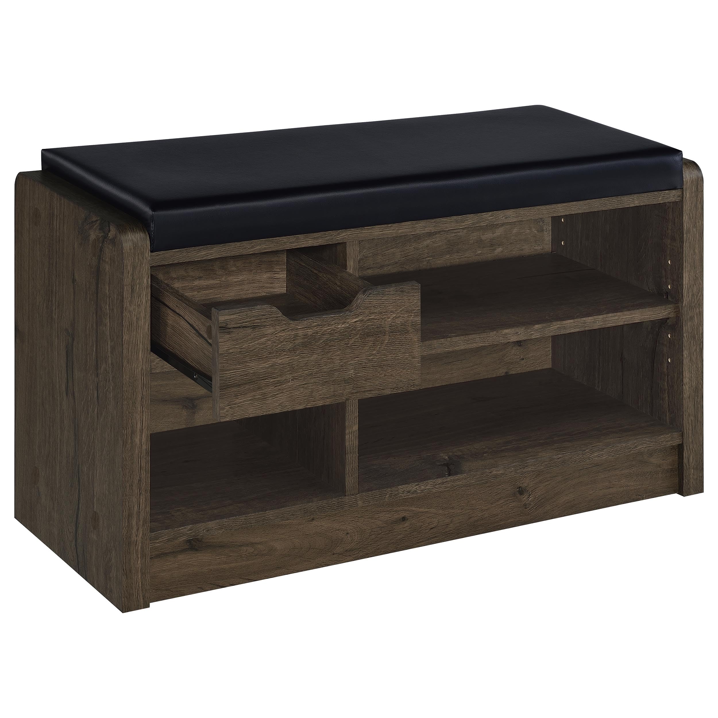 Coaster Home Furnishings Arrington Storage Bench Smoked Oak