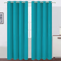Lemomo Blackout Curtains 66 X 95 Inch/Teal Curtains Set Of 2 Panels/Thermal Insulated Room Darkening Bedroom Curtains