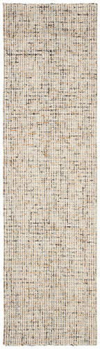 Safavieh Abstract Collection Runner Rug - 2'3'' X 14', Gold & Blue, Handmade Wool, Ideal For High Traffic Areas In Living Room,