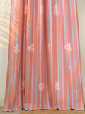 Tranquebar Curtain Co. Window Curtains 5 Feet, 6065% Room Darkening,Pink Rabah, Cotton Curtains for Window, Cotton Curtains 5 F