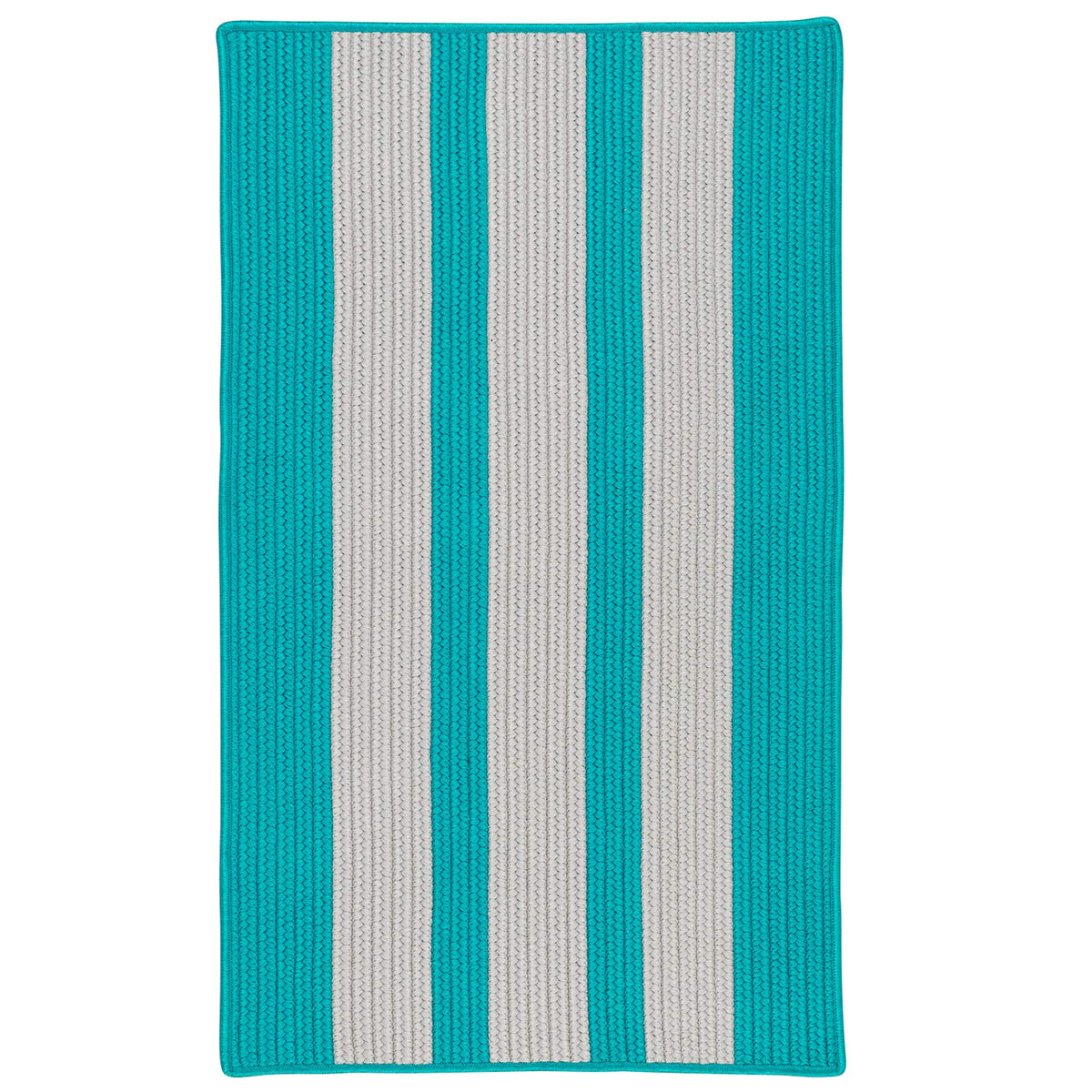 Colonial Mills Everglades Vertical Stripe Braided Rug 3Ft 7In X 5Ft 6In Sand