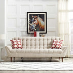 Modway Response Upholstered Fabric, Sofa, Beige