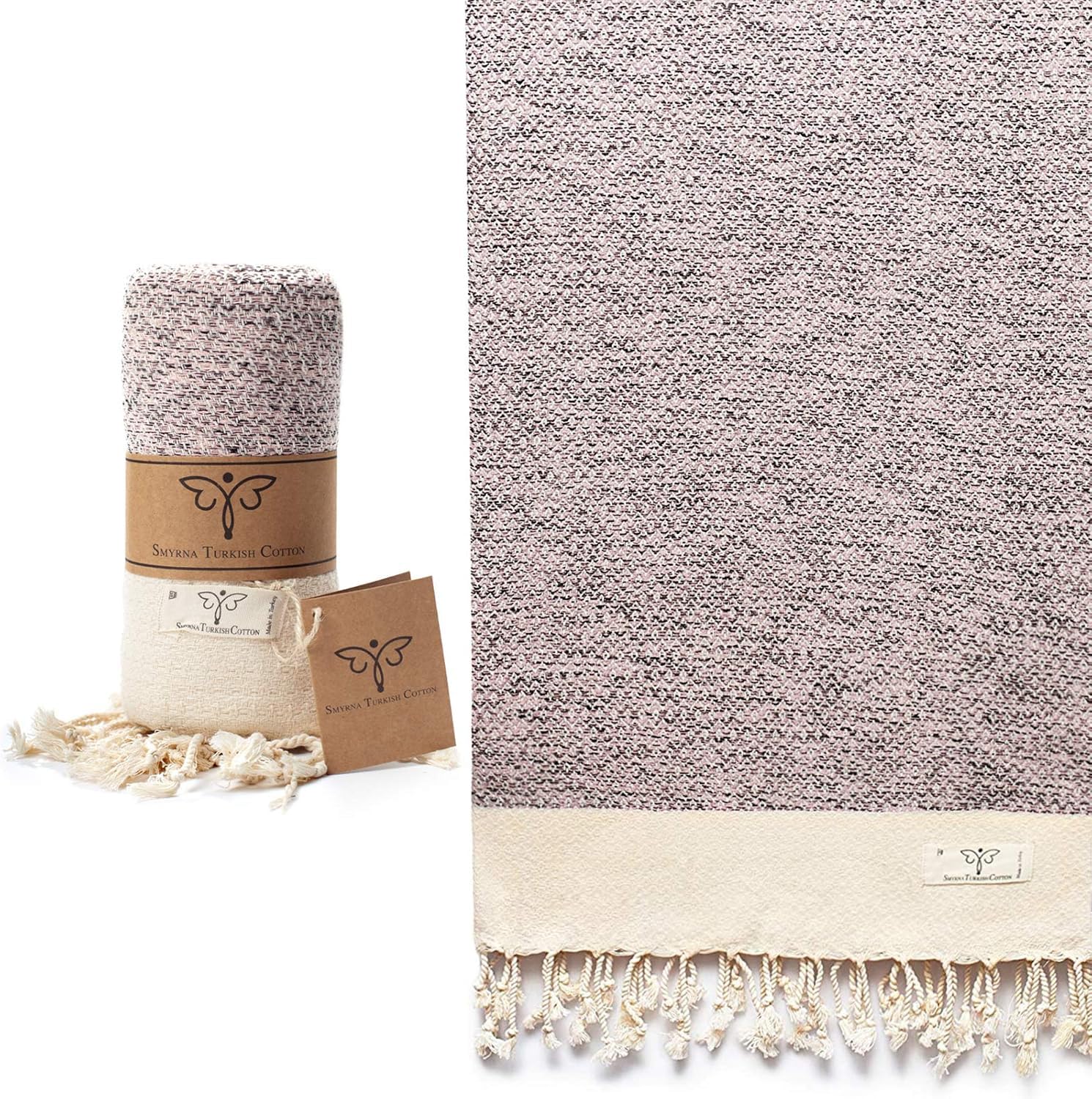 SMYRNA TURKISH COTTON Bath Towels | Bath Towel 37''x71'' | Versatile Bath Towels for Bathroom, Hotel, SPA, Gym | Ultra Soft, Abs