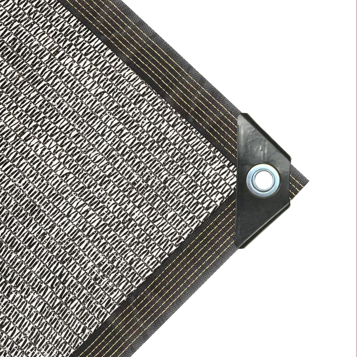 Duumi 70% Black Shade Cloth With Grommets, 6.5 X 10 Ft Garden Sunblock Mesh Tarp, Uv Resistant Sun Shade Net For Plants Cover, G