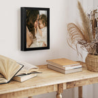 Americanflat 8.5X11 Picture Frame With Shatter-Resistant Glass - Soho Collection - Gallery Style Deep Molding Frame For Tabletop