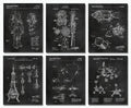 Space Decor Gifts - Outer Space Themed Bedroom Decorations - 6 (8x10 inch) UNFRAMED Wall Art Prints - Astronaut Geek Aerospace E