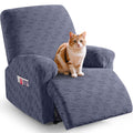 Taococo Recliner Cover 3 Pieces Recliner Chair Covers, Stretch Jacquard Reclining Chair Cover, Furniture Protector Sofa Slipcove