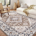 Lofus 5x7 Area Rugs for Living Room, Washable Area Rug, Rugs for Bedroom, Kitchen Rugs, Vintage Boho Carpet, Soft Non-Slip, Low 